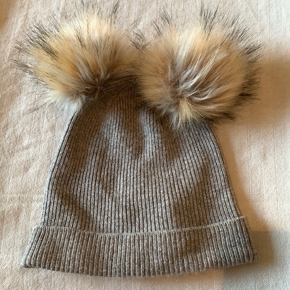 J Crew Pom Pom Hat
